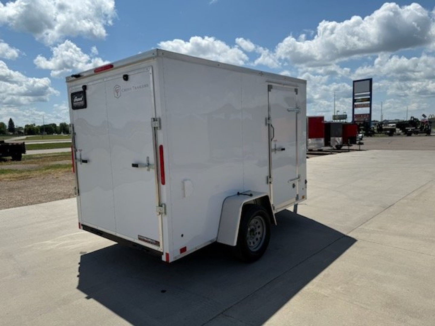 New 2025 CROSS TRAILERS 6' x 10'+24 Enclosed Cargo Trailer W/Rear Ramp, Beta Series