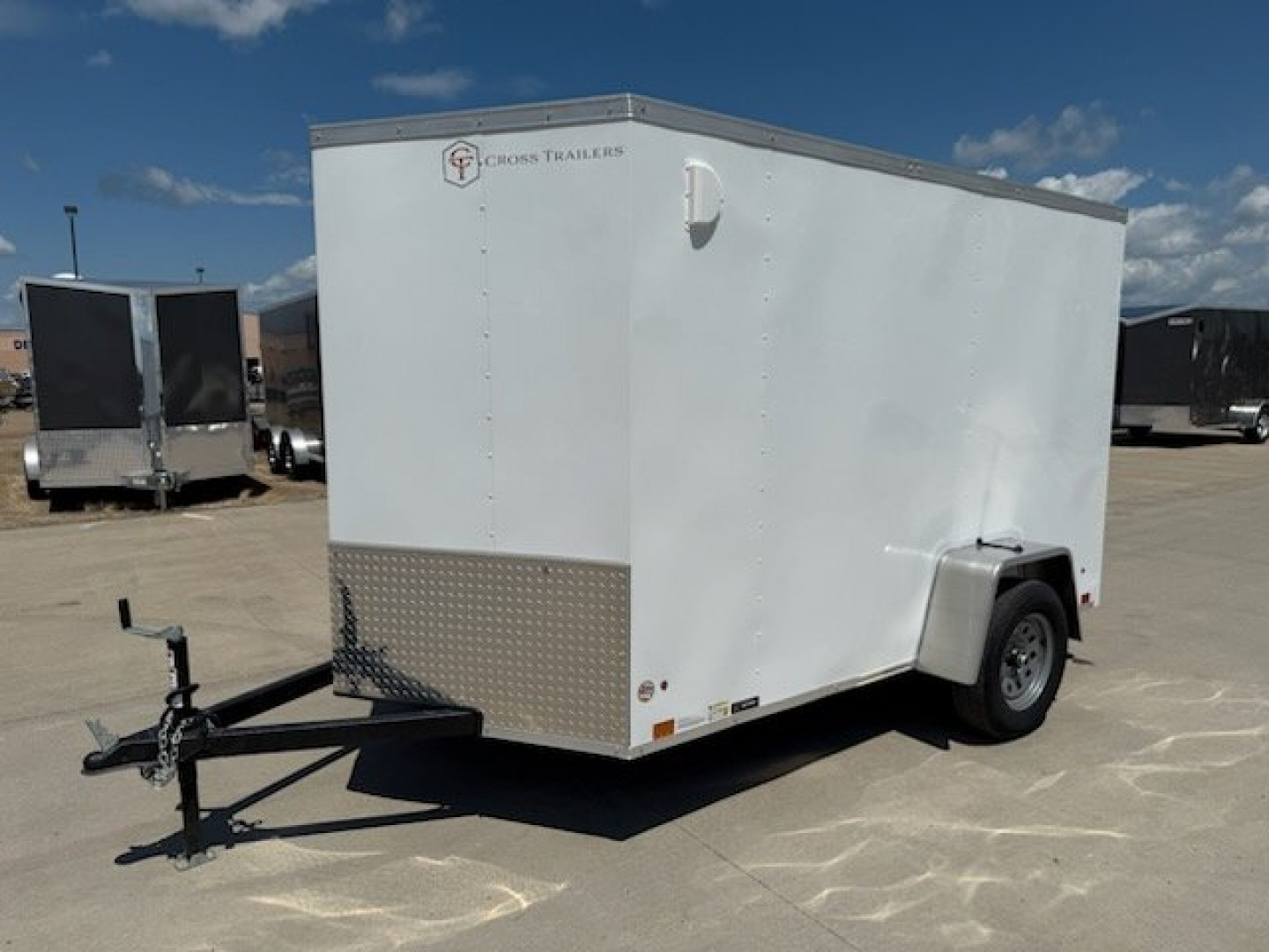 New 2025 CROSS TRAILERS 6' x 10'+24 Enclosed Cargo Trailer W/Rear Ramp, Beta Series