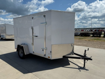 New 2025 CROSS TRAILERS 6' x 10'+24 Enclosed Cargo Trailer W/Rear Ramp, Beta Series