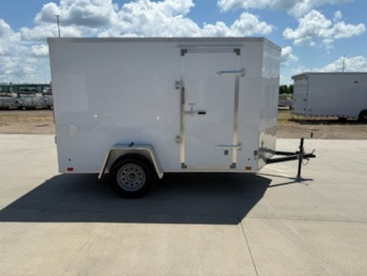 New 2025 CROSS TRAILERS 6' x 10'+24 Enclosed Cargo Trailer W/Rear Ramp, Beta Series