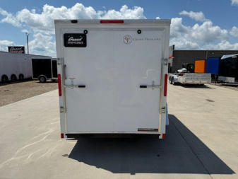 New 2025 CROSS TRAILERS 6' x 10'+24 Enclosed Cargo Trailer W/Rear Ramp, Beta Series