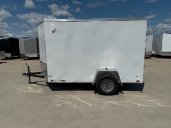 New 2025 CROSS TRAILERS 6' x 10'+24 Enclosed Cargo Trailer W/Rear Ramp, Beta Series