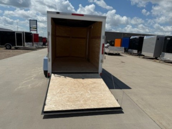 New 2025 CROSS TRAILERS 6' x 10'+24 Enclosed Cargo Trailer W/Rear Ramp, Beta Series