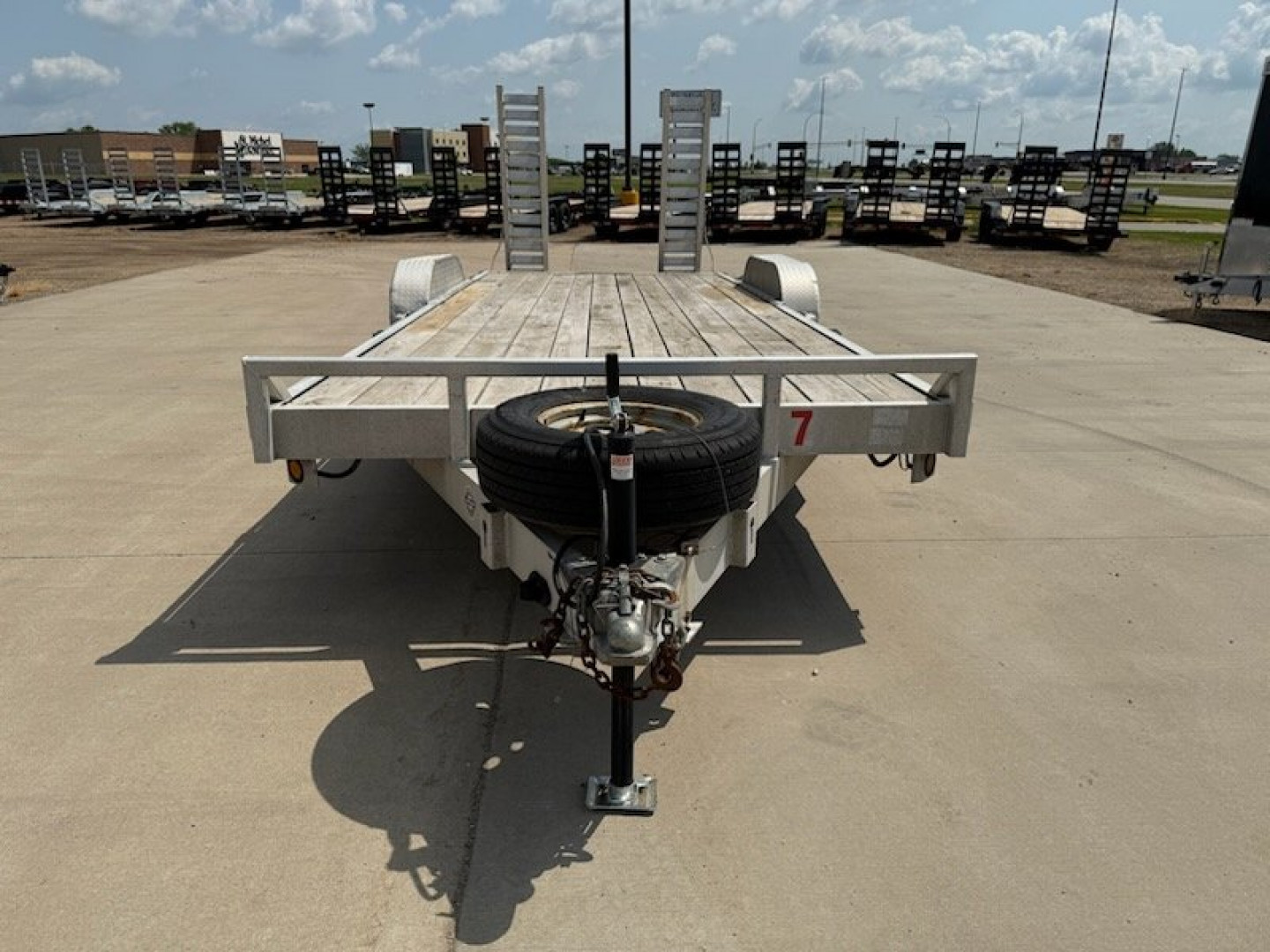Used 2019 Quality Trailers 8320ALH10K Flatbed Trailer/Car Hauler