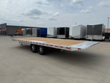 New 2026 NORDTEK ALUMINUM 102X22-10K DECK OVER HYD.TILT Trailer/ Equipment Trailer