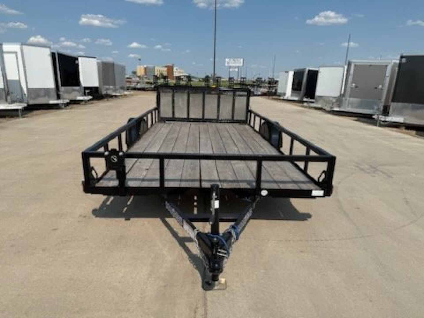 Used 2024 LOAD TRAIL 83" X 14' SINGLE AXLE (2" X 3" ANGLE FRAME)