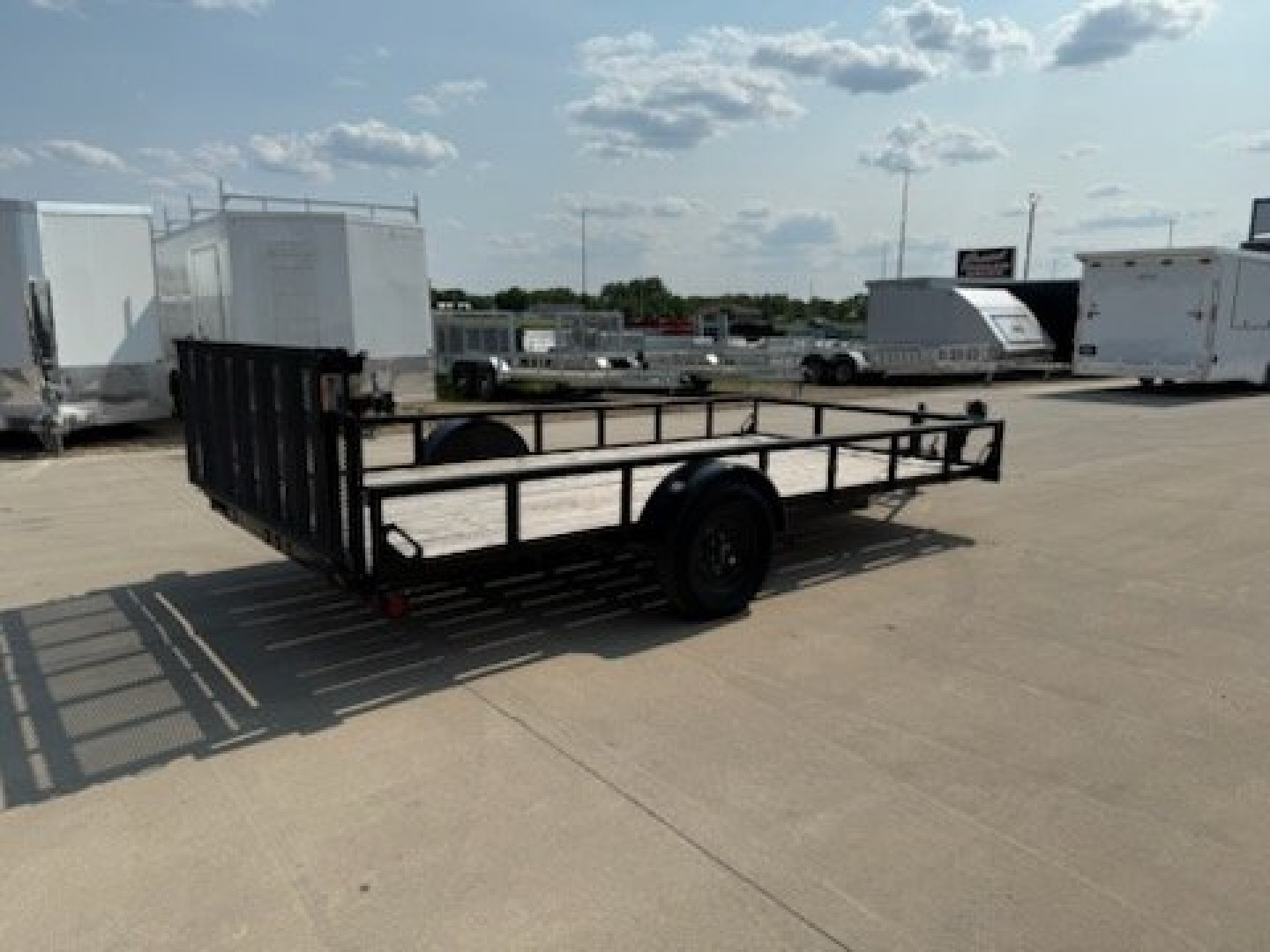 Used 2024 LOAD TRAIL 83" X 14' SINGLE AXLE (2" X 3" ANGLE FRAME)