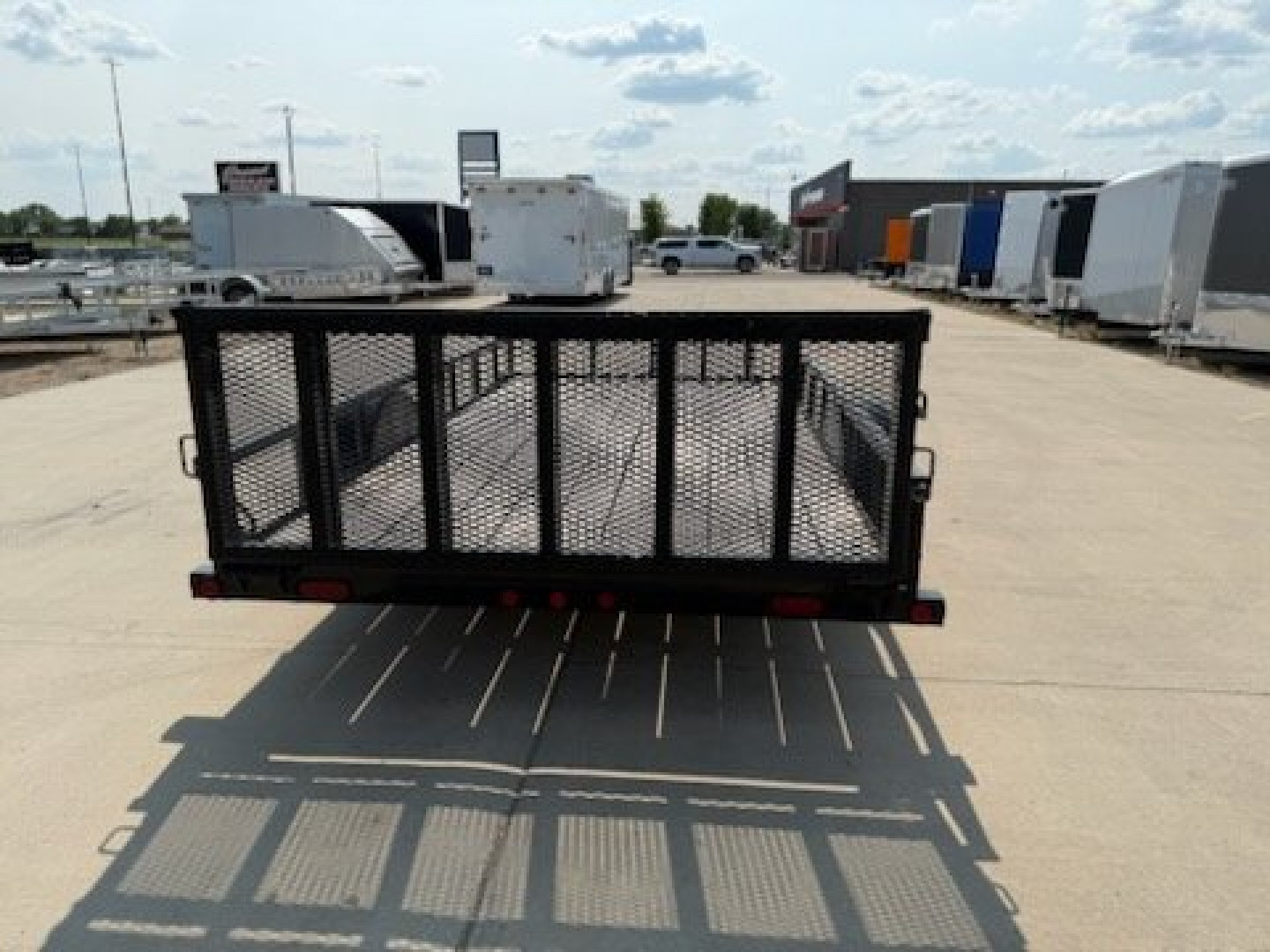 Used 2024 LOAD TRAIL 83" X 14' SINGLE AXLE (2" X 3" ANGLE FRAME)