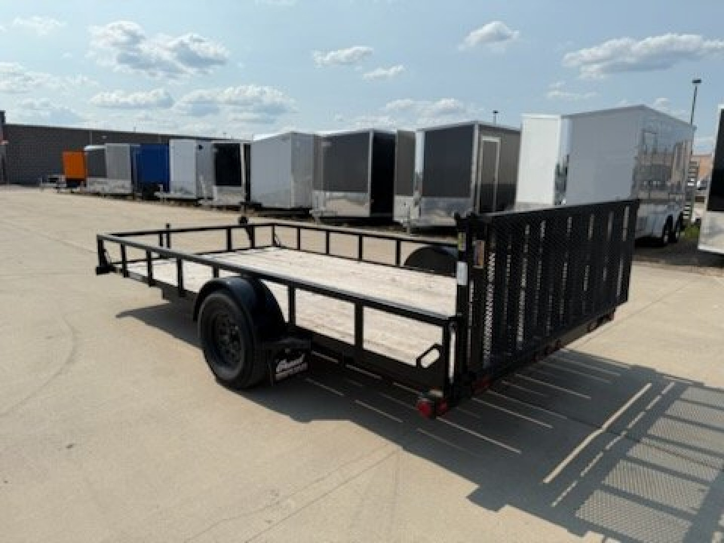 Used 2024 LOAD TRAIL 83" X 14' SINGLE AXLE (2" X 3" ANGLE FRAME)