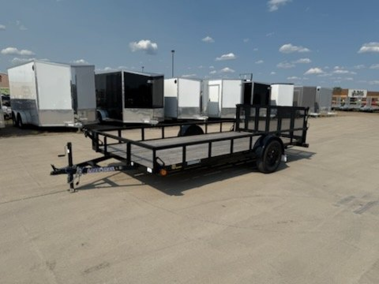 Used 2024 LOAD TRAIL 83" X 14' SINGLE AXLE (2" X 3" ANGLE FRAME)