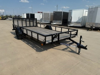 Used 2024 LOAD TRAIL 83  X 14' SINGLE AXLE (2  X 3  ANGLE FRAME)