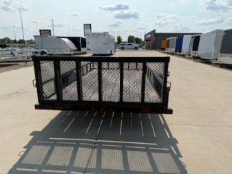 Used 2024 LOAD TRAIL 83" X 14' SINGLE AXLE (2" X 3" ANGLE FRAME)