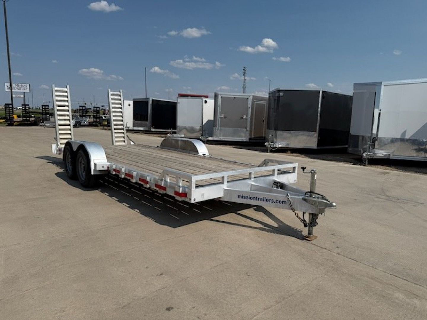 Used MISSION MOCH 7'x20' -10K ALUMINUM EQUIPMENT/CARHAULER