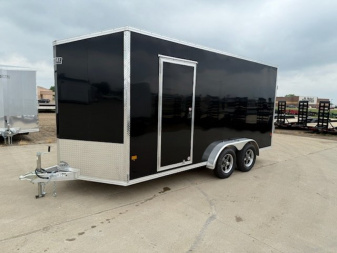 New 2025 EZ HAULER 7.4'X16'+24  Cargo Enclosed/UTV ALUMINUM