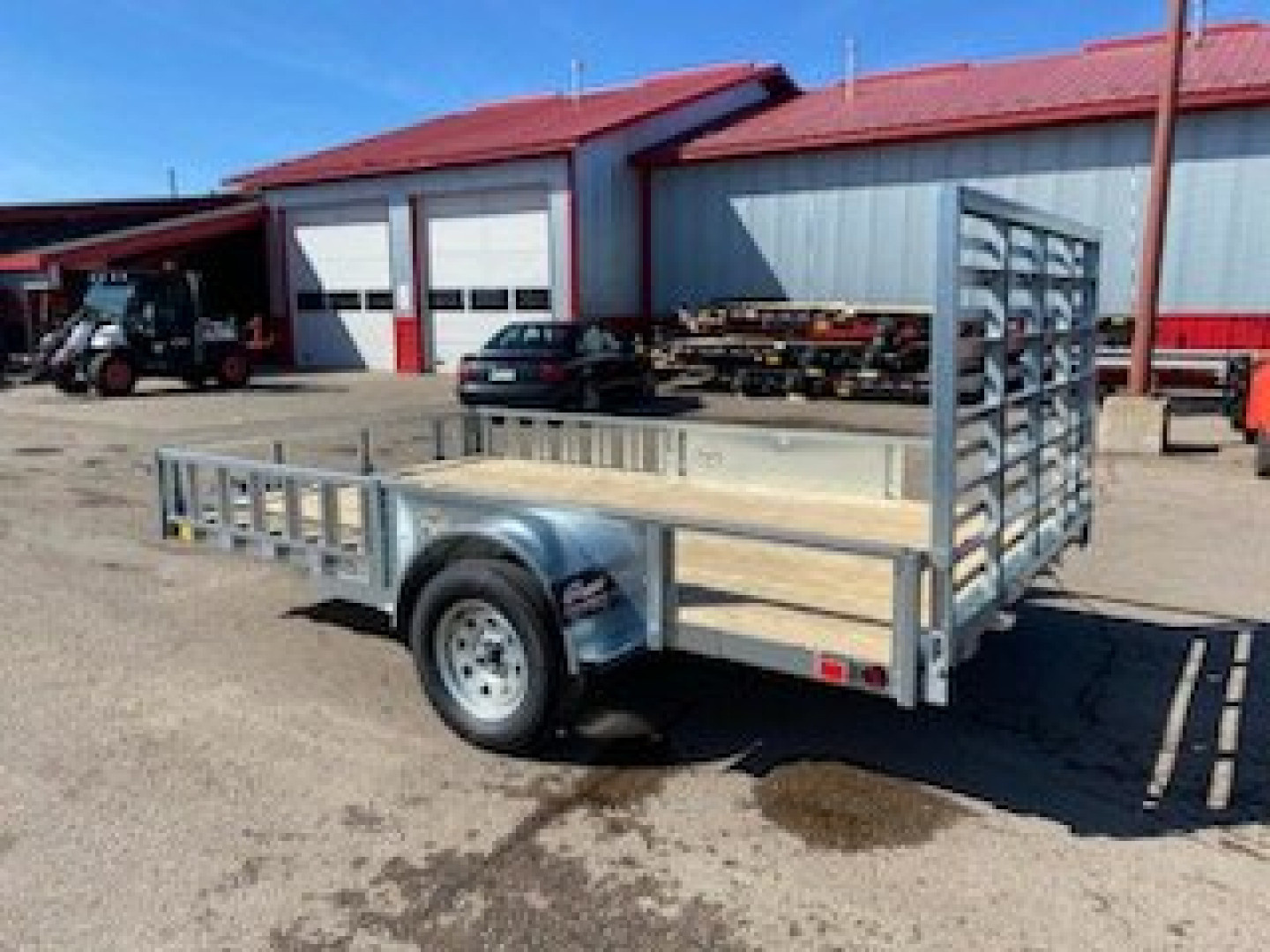 New 2025 Metal Valley Mfg MV7X12UT Utility Trailer
