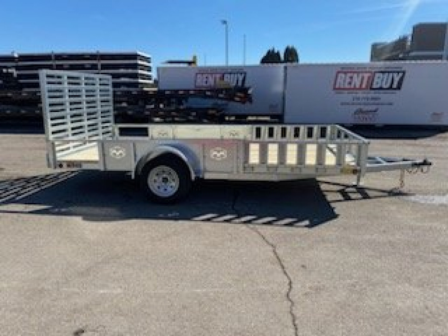 New 2025 Metal Valley Mfg MV7X14UT Utility Trailer