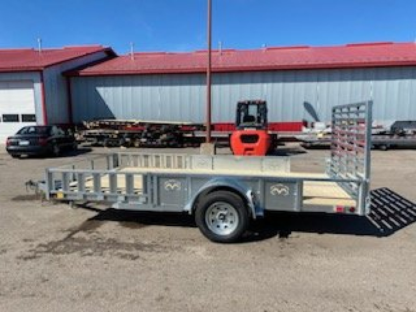New 2025 Metal Valley Mfg MV7X14UT Utility Trailer