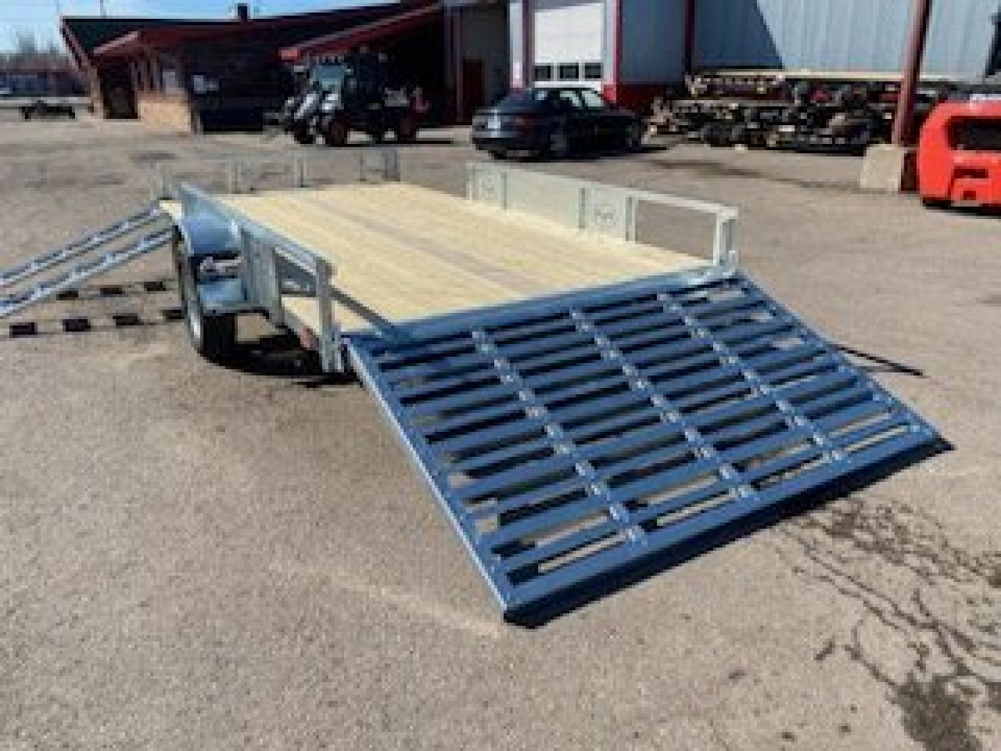 New 2025 Metal Valley Mfg MV7X14UT Utility Trailer