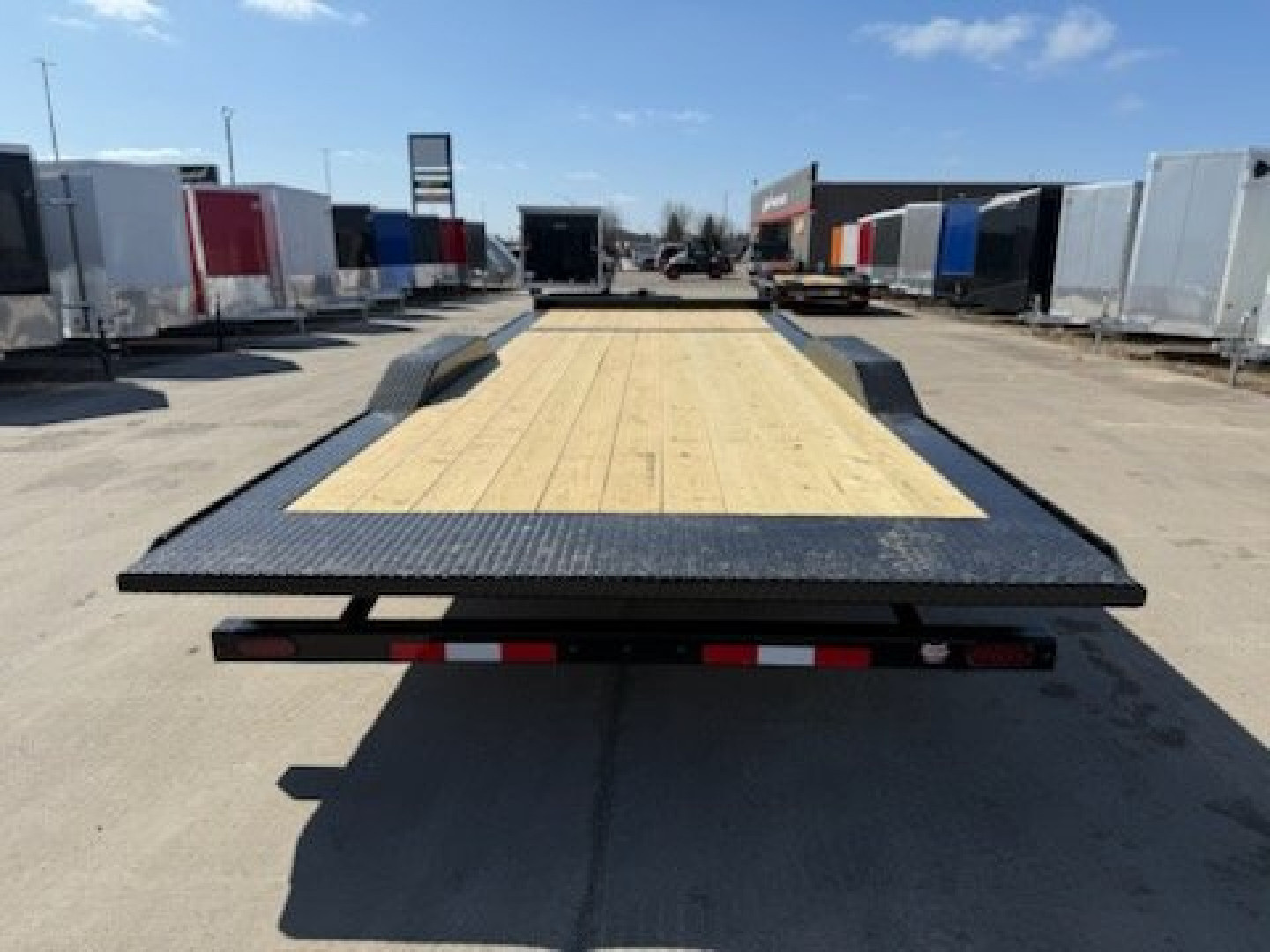 New 2025 Midsota TBWB-24' Split Tilt Trailer 18'+6' Equipment Trailer