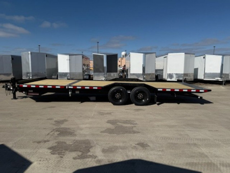 New 2025 Midsota TBWB-24' Split Tilt Trailer 18'+6' Equipment Trailer
