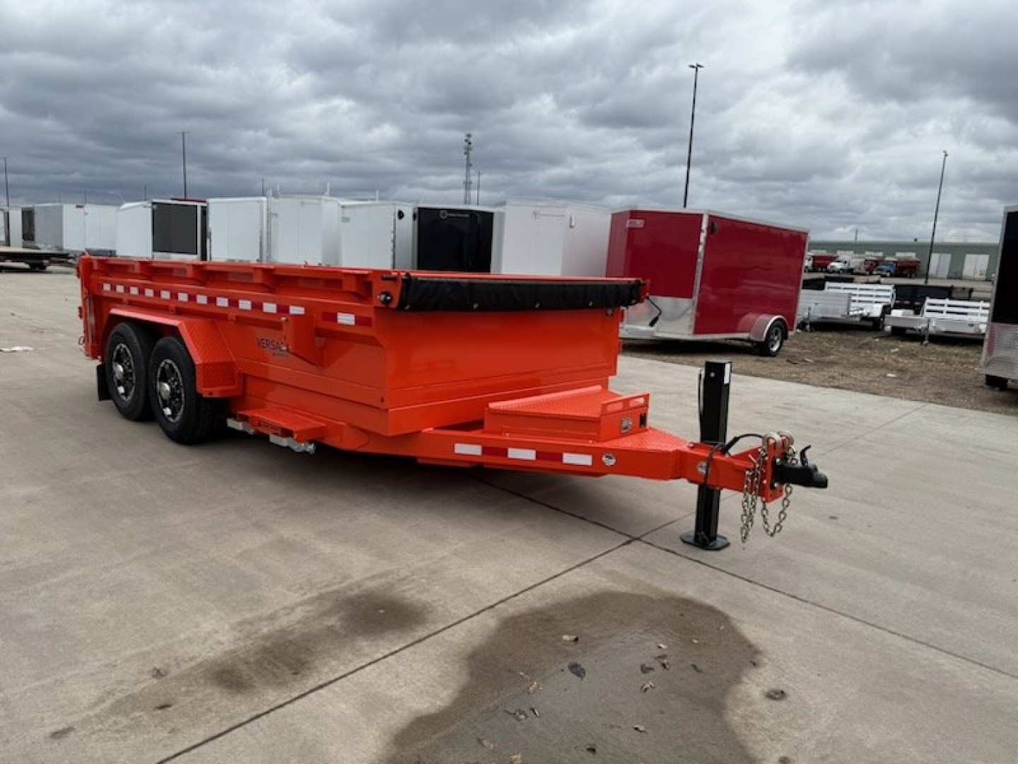 New 2025 MIDSOTA HV-14 7'X14' Dump Trailer