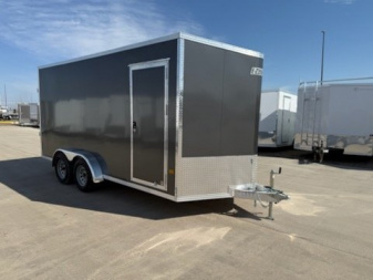 New 2025 EZ HAULER 7.4'X16'+24  ENCLOSED/UTV ALUMINUM