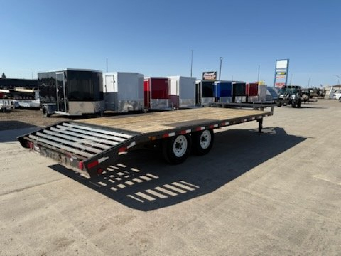 Used 2002 PJ Trailers 8.5X22 DECKOVER 14K Deckover Trailer