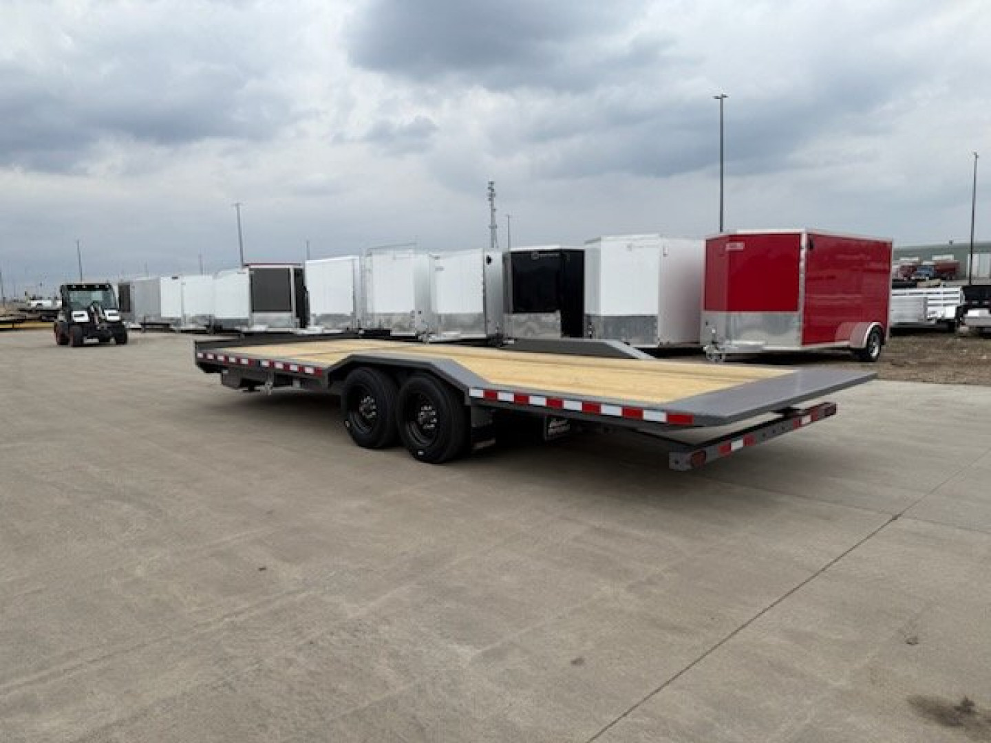 New 2025 Midsota TBWB-24' Split Tilt Trailer 18'+6'