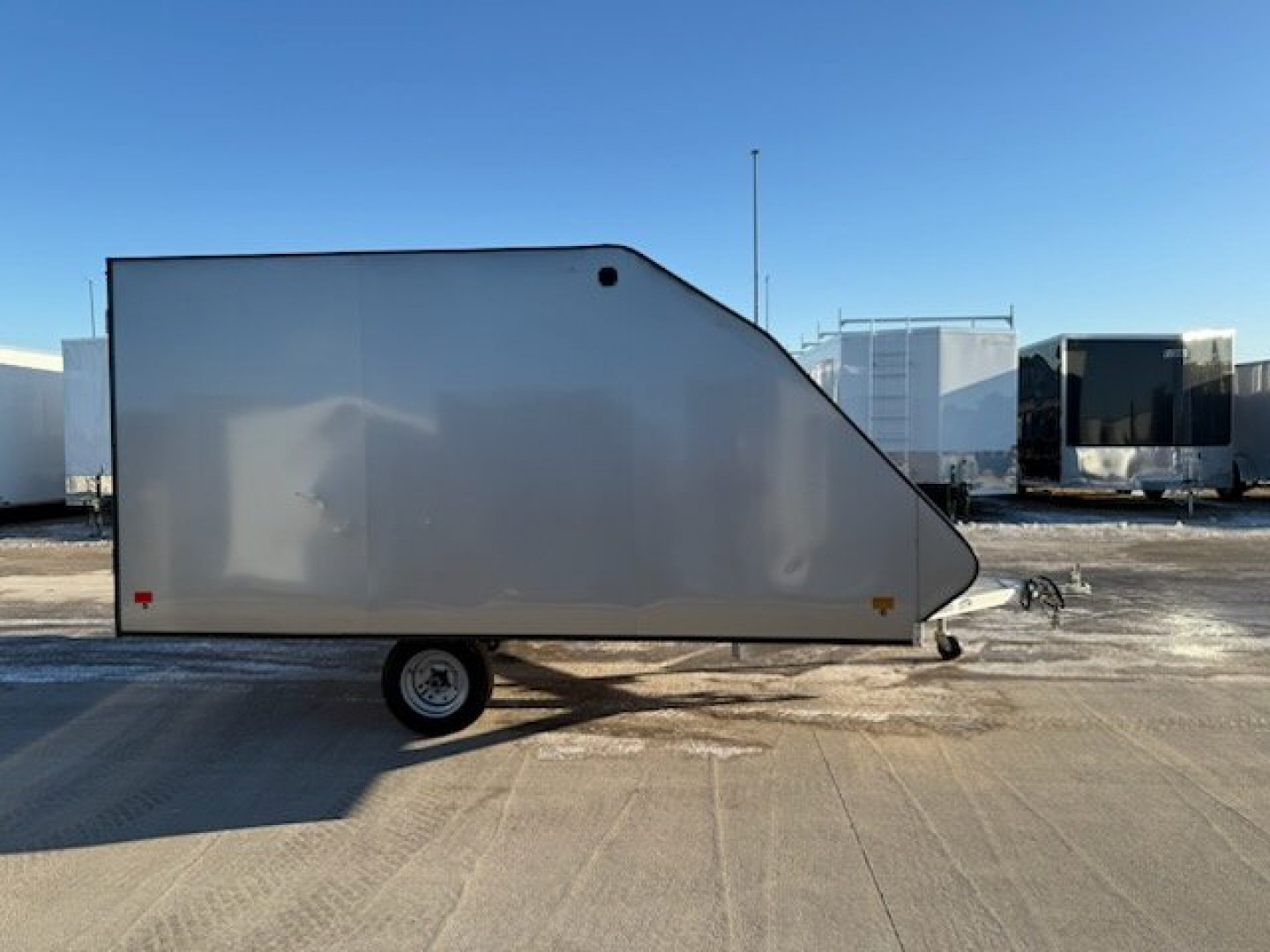 Used 2023 Mission MFS 101x12 Crossover Enclosed Snowmobile Trailer