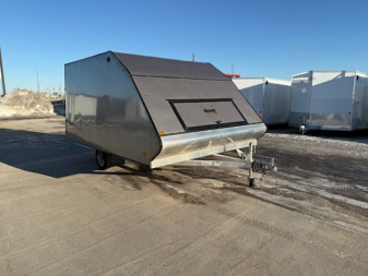 Used 2023 Mission MFS 101x12 Crossover Enclosed Snowmobile Trailer
