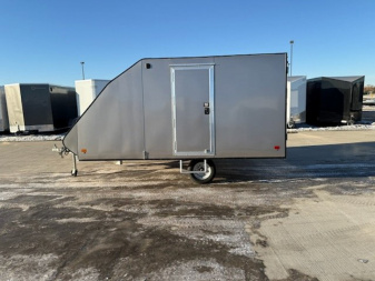 Used 2023 Mission MFS 101x12 Crossover Enclosed Snowmobile Trailer