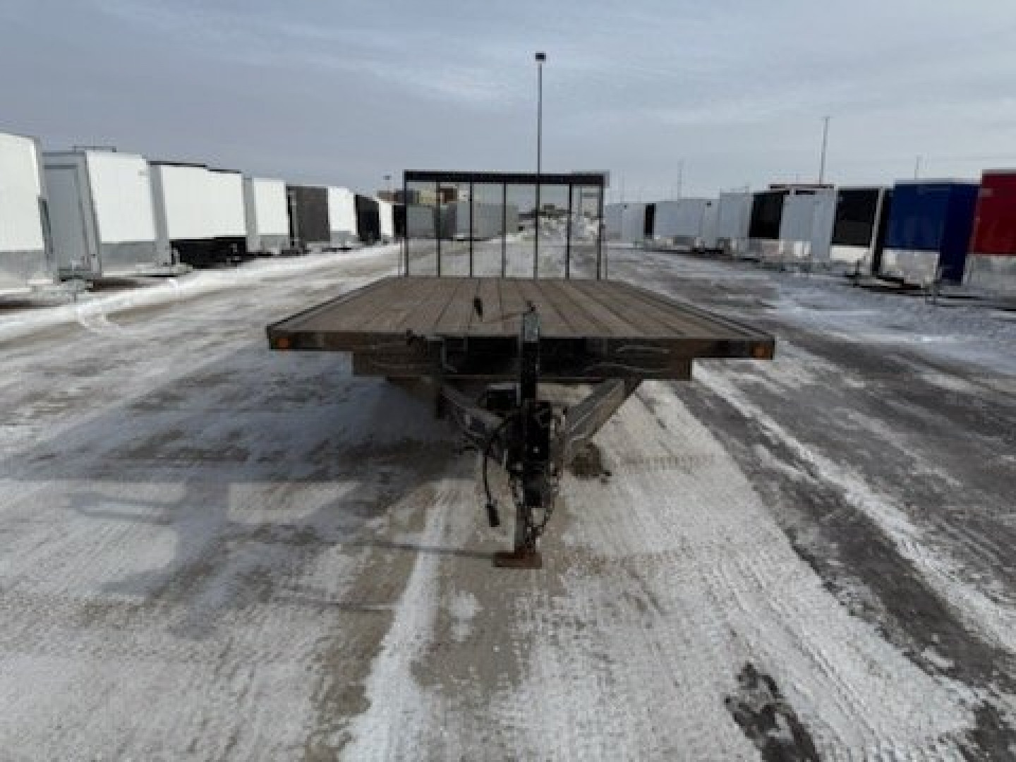 Used 2006 ABU 102X18 DECKOVER Flatbed Trailer