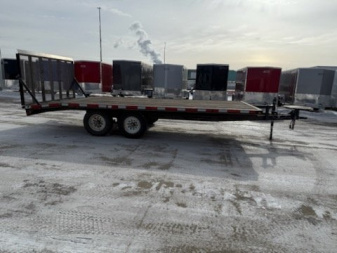 Used 2006 ABU 102X18 DECKOVER Flatbed Trailer