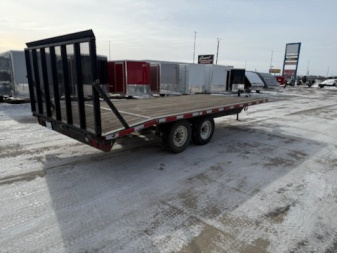 Used 2006 ABU 102X18 DECKOVER Flatbed Trailer