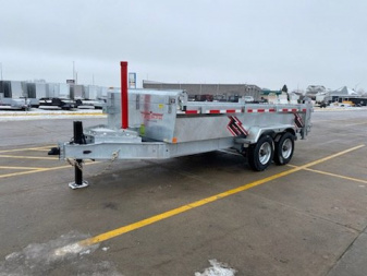 New 2025 TRIUMPH TA82x16-20K Galvanized Dump Trailer