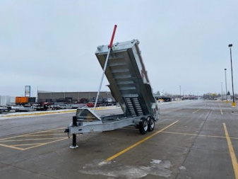 New 2025 TRIUMPH TA82x16-20K Galvanized Dump Trailer