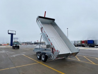 New 2025 TRIUMPH TA82x16-20K Galvanized Dump Trailer