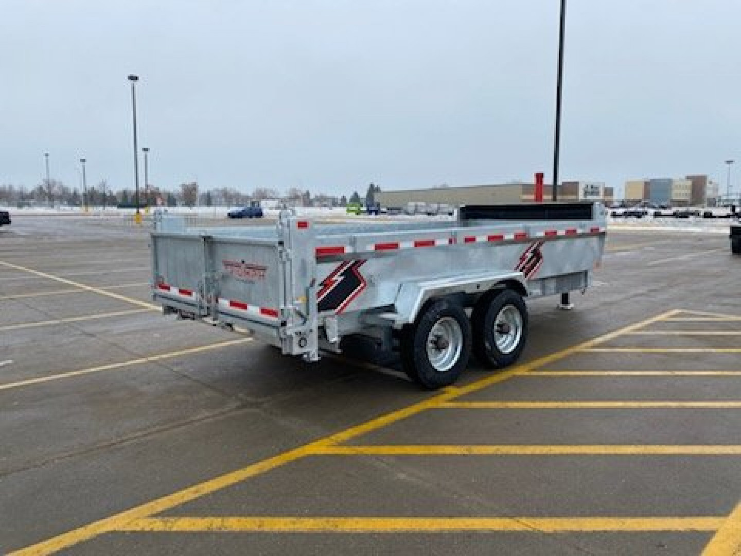 New 2025 TRIUMPH TA82x16-20K Galvanized Dump Trailer