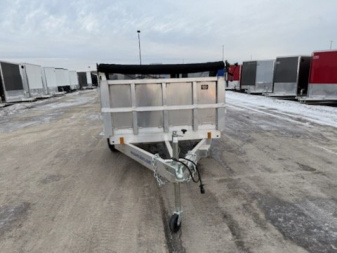 New 2025 Mission 5X8 DUMP Dump Trailer W/Tarp & Ramps