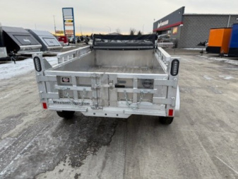 New 2025 Mission 5X8 DUMP Dump Trailer W/Tarp & Ramps