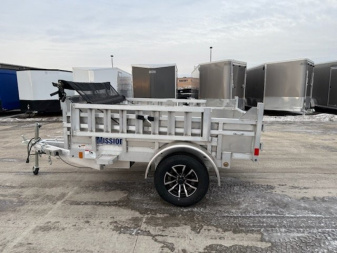 New 2025 Mission 5X8 DUMP Dump Trailer W/Tarp & Ramps
