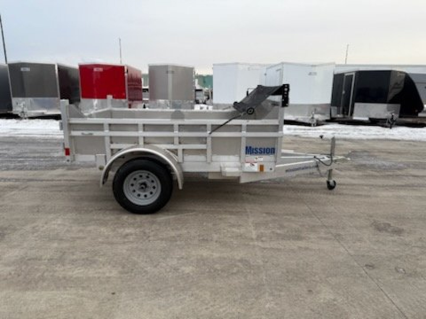 New 2025 Mission 5X8 DUMP Dump Trailer
