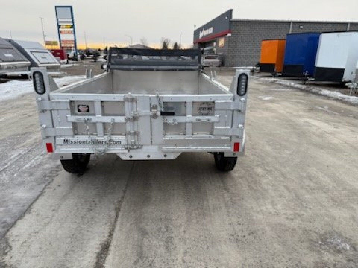 New 2025 Mission 5X8 DUMP Dump Trailer