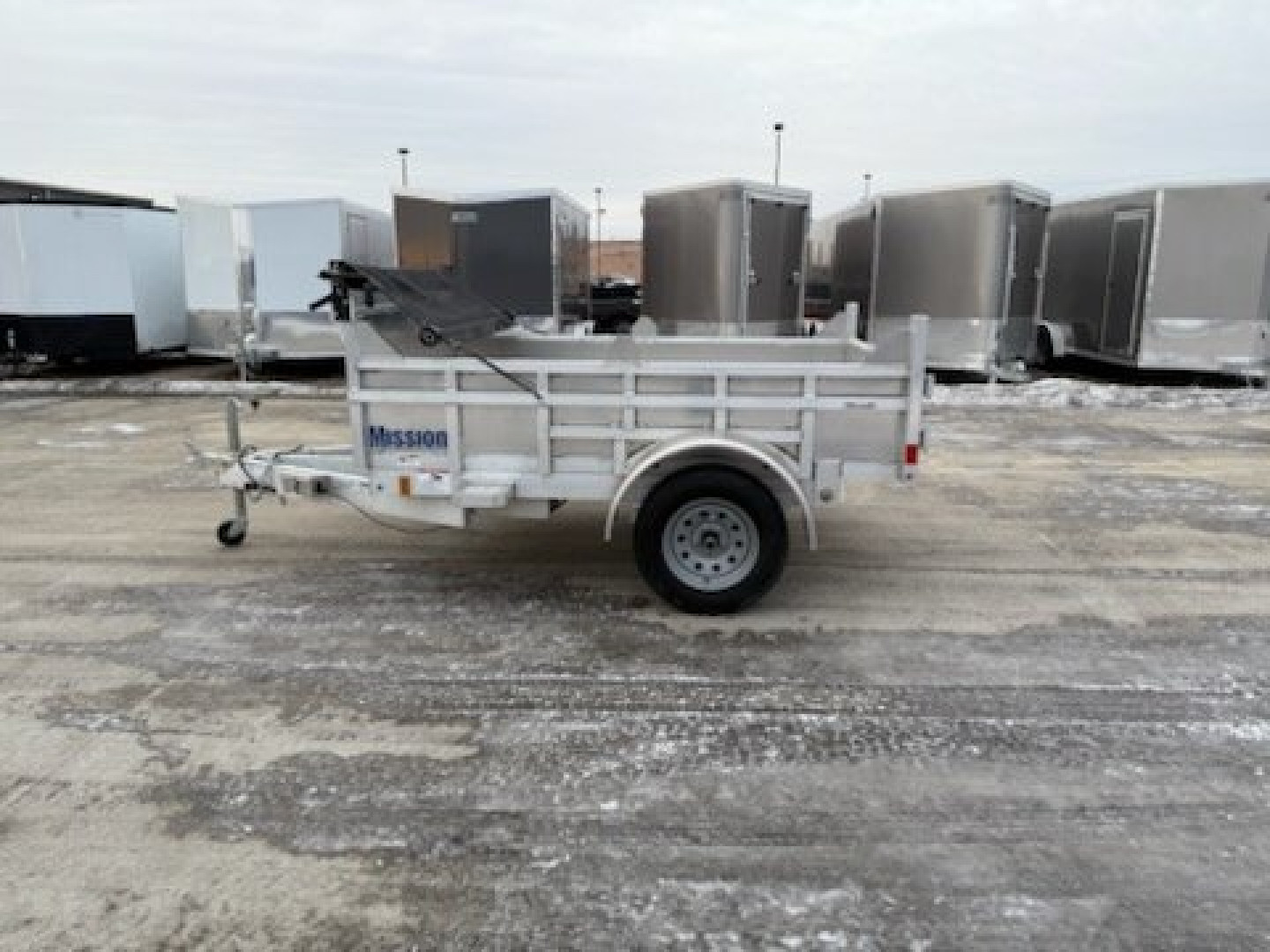 New 2025 Mission 5X8 DUMP Dump Trailer