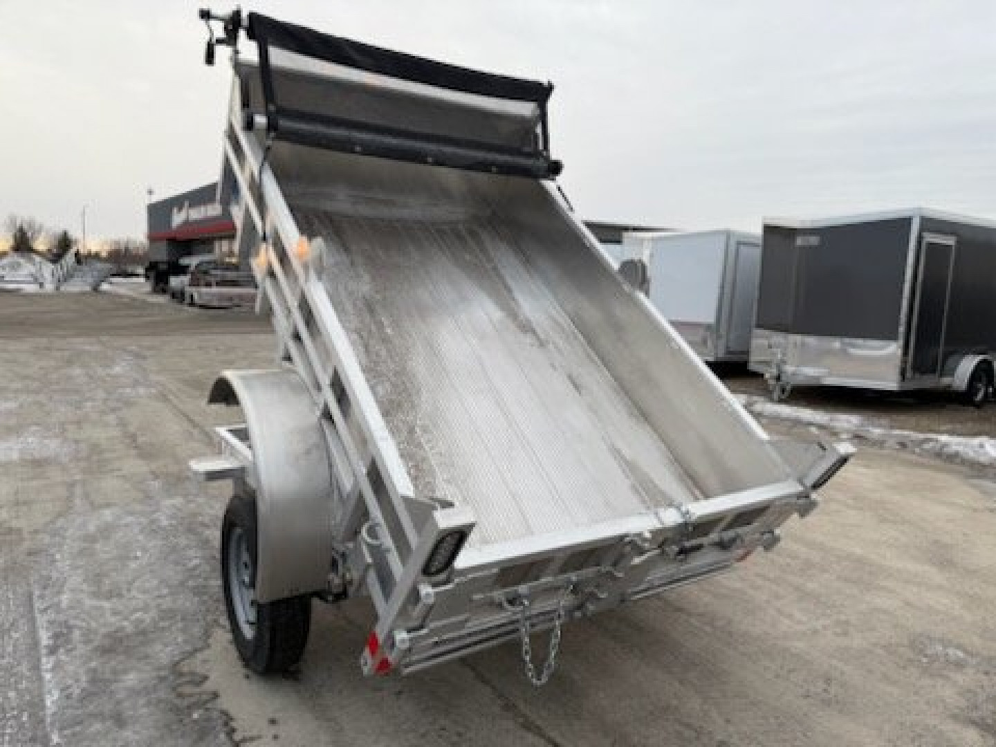 New 2025 Mission 5X8 DUMP Dump Trailer