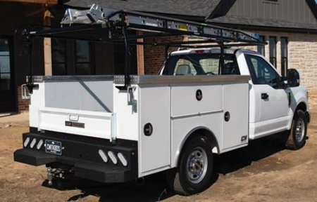 New CM Beds Galvanized Service Body fits "SHORT SINGLE" GM/FORD