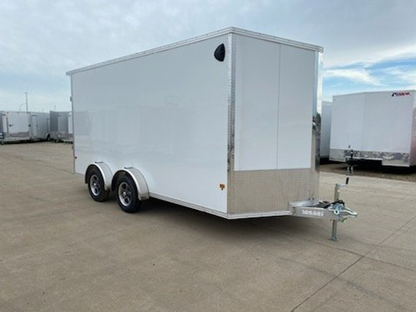 New 2025 EZ HAULER 7.4'X16'+24" ALUMINUM Enclosed Trailer