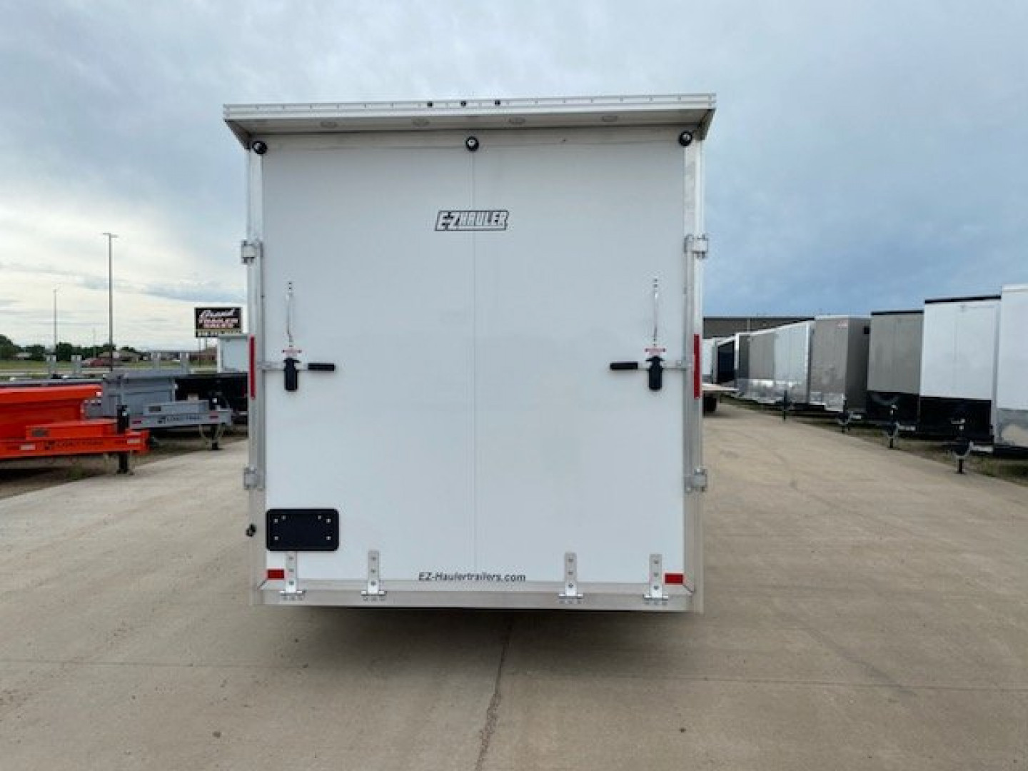 New 2025 EZ HAULER 7.4'X16'+24" ALUMINUM Enclosed Trailer