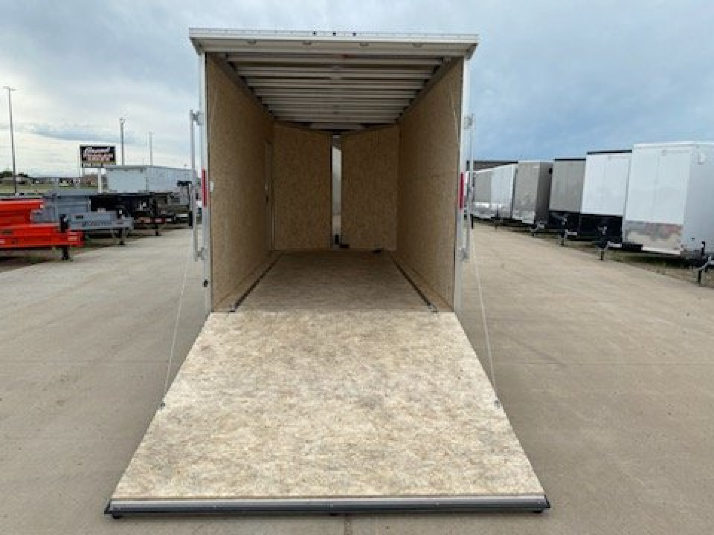 New 2025 EZ HAULER 7.4'X16'+24" ALUMINUM Enclosed Trailer
