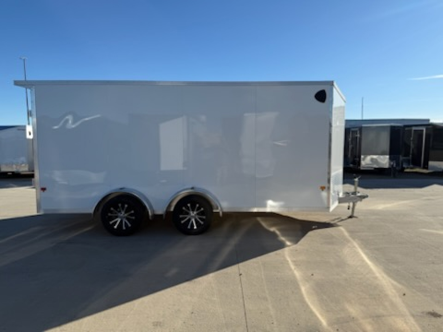New 2025 EZ HAULER 7.4'X16'+24" ALUMINUM Enclosed Trailer